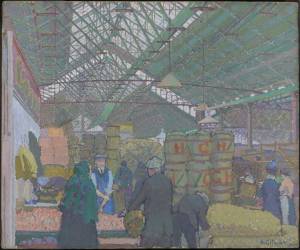 Leeds Market c.1913 by Harold Gilman 1876-1919